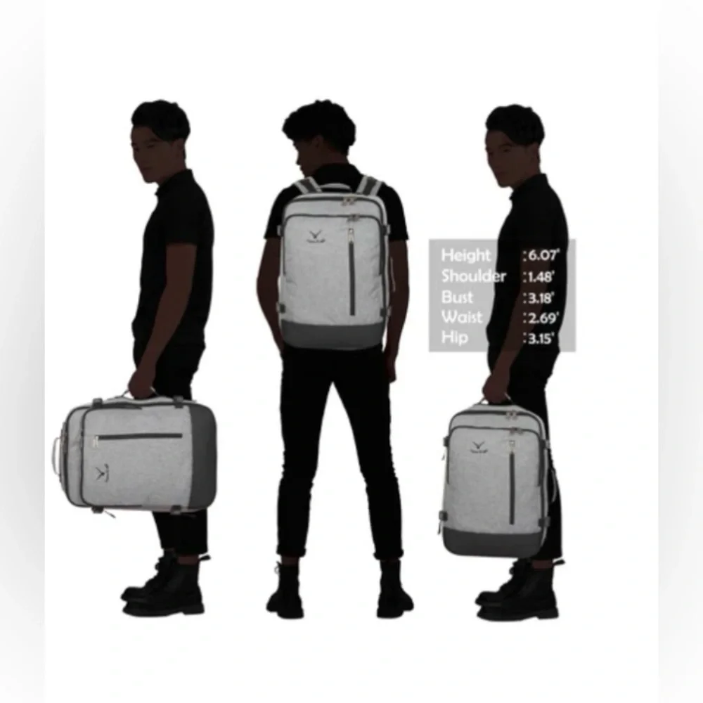 HYNES EAGLE AMSTERDAM 38L WEEKENDER CARRY ON BACKPACK